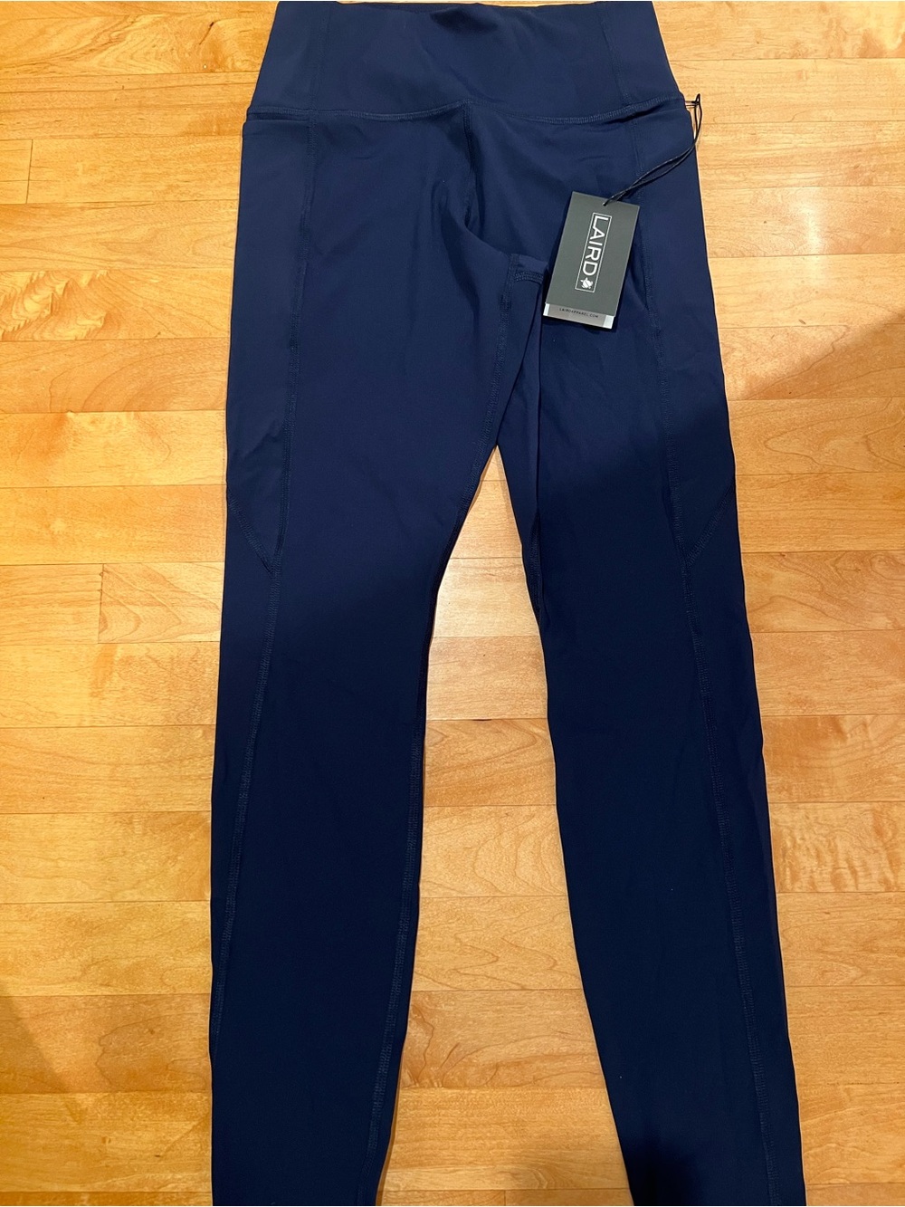 Laird Navy Active Leggings with Side Pocket size PS
